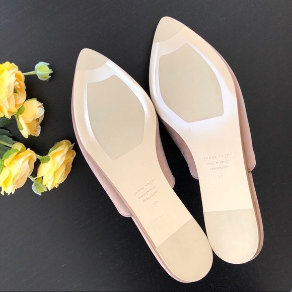 NEW Jenni Kayne • Suede Mules Taupe - Picture 7 of 8
